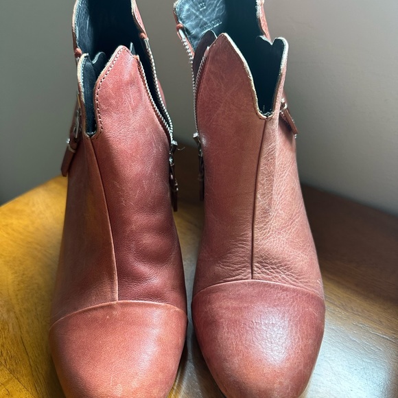 Rag & Bone Rust Boots Booties 37 - Picture 5 of 6